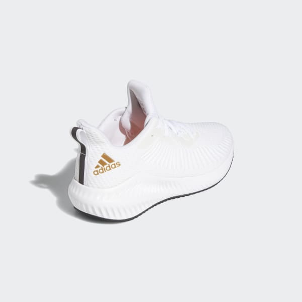 Adidas alphabounce deals white and gold